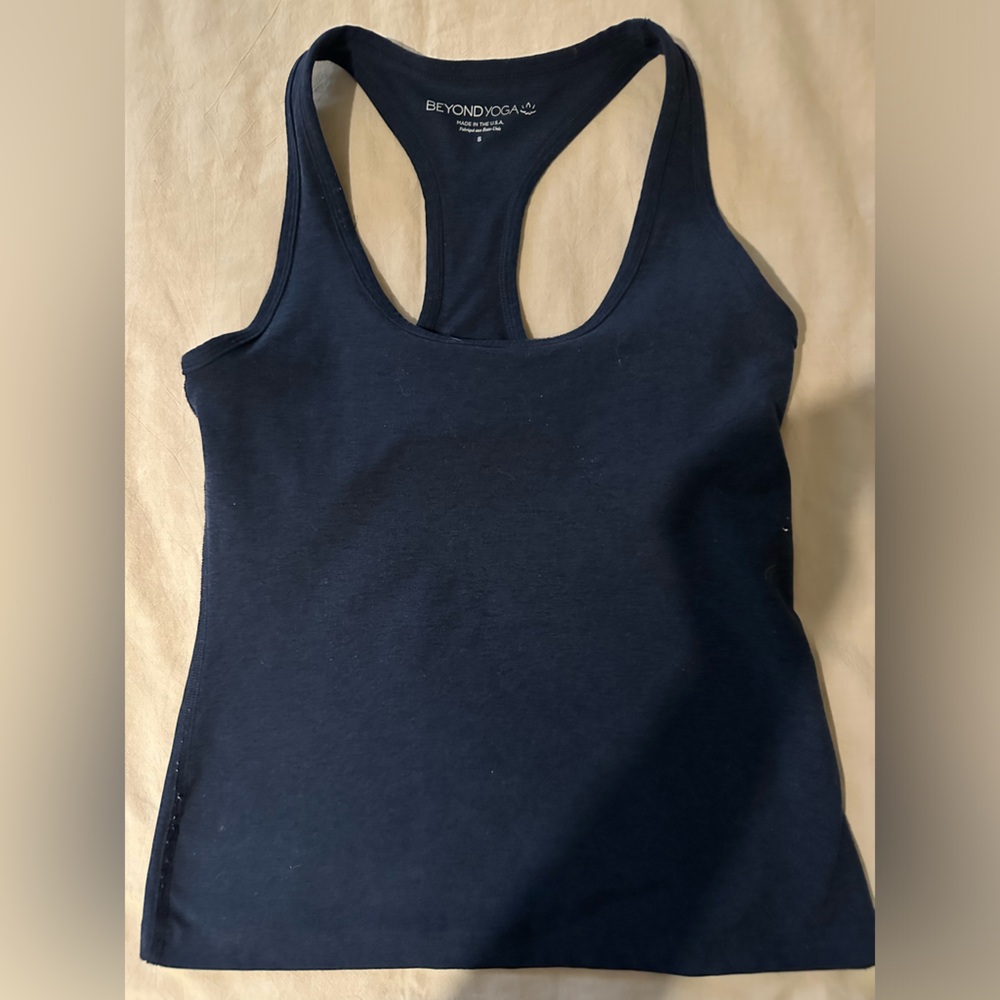 Beyond Yoga Navy Tank Top